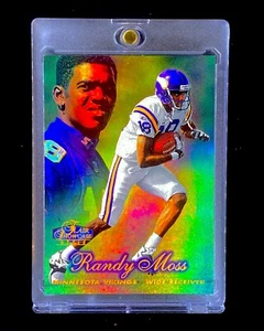 RANDY MOSS ROOKIE REFRACTOR RAINBOW FOIL Silver Holo 1998 Fleer RC - VIKINGS - Picture 1 of 6
