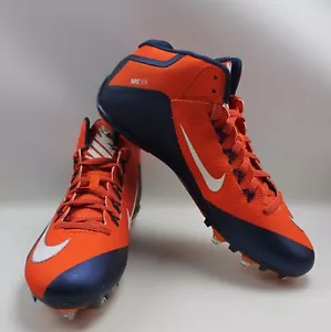 Nike Zoom Alpha Cleats Mens Size 15 Syracuse Mid 742766-810 - Picture 1 of 5