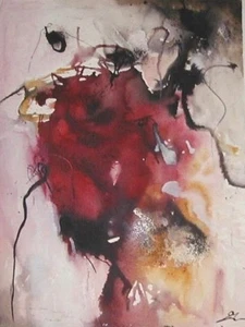 Ha Webe (Hans Werner Berretz) , composition abstraite, 1991 - Bild 1 von 1