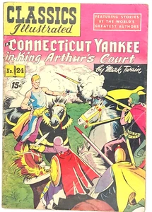 Vintage Classics Illustrated Comic Connecticut Yankee King Arthur's Court #24 45 - Picture 1 of 4