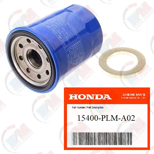 GENUINE Oil Filter + Washer For Honda Accord Civic CR-V Fit Acura RL RSX TL TSX - Image 1 of 1