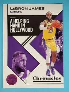 2019-20 Panini Chronicles PINK LeBron James Los Angeles Lakers #10 - Picture 1 of 2