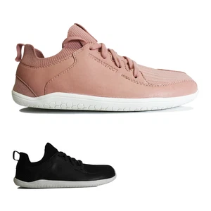 Vivobarefoot Womens Trainers Primus Knit II Lace-Up Low-Top Textile Leather