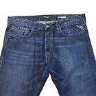 Mens Replay Ma955 Newbill Straight Blue Jeans W36 L32 Excellent Condition