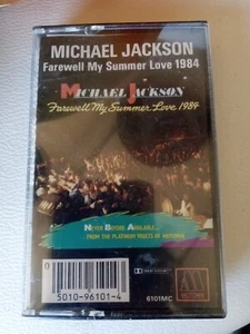 Michael Jackson Farewell My Summer Love Cassette Tape Vintage 1984 New Sealed - Picture 1 of 2
