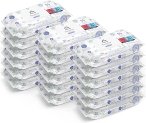 Sensitive Baby Wipes 1008 Wipes, Unscented, 18 Pack of 56 Previously a Mama Bear - Picture 1 of 10