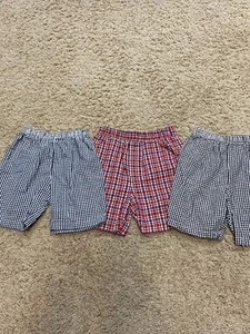 Boys plaid pull on shorts Mixed lot of 3 size 5/6 mulberribush - Picture 1 of 4