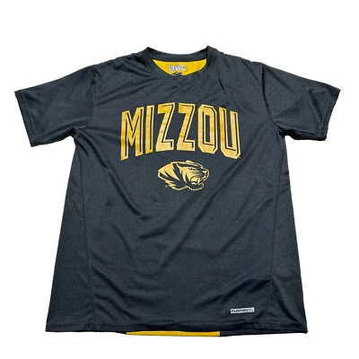Camisa Majestic Missouri Tigers Para Hombre Grande Mizzou Negra Manga Corta Dorada Ventilada Foto 1 de 4