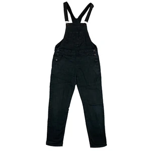 Denim Life By Pimkie Black Slim Leg Dungarees Size Women's 33W 27L - Picture 1 of 15