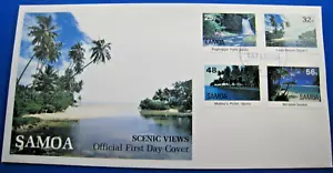 SAMOA 1984 - SCOTT # 620-623 FDC - SCENIC VIEWS (ggs8) - Picture 1 of 1