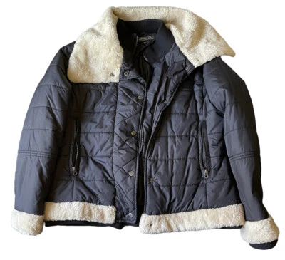 Jaqueta Shearling Falsa Apenas Membros Feminina Tamanho 1X Plus Size - Imagem 1 de 4