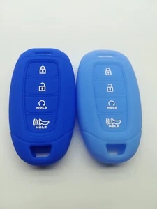 2*Silicone Fob Remote Key Cover for 2021 2022 2023 HYUNDAI Venue Kona Veloster N - Picture 1 of 7