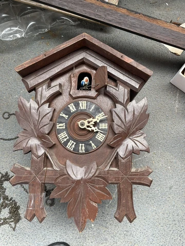 Vintage/Antique German Musical Cuckoo Clock Cover