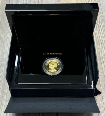 2017 W $100 High Relief American Liberty 225th Anniv  1ozt .999 Gold Coin in OGP - Image 1 of 4