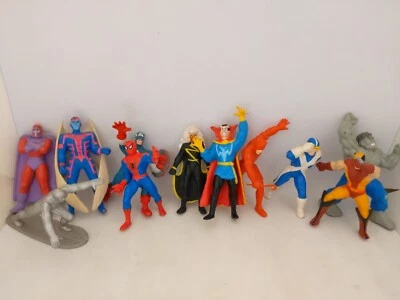 90s PVC 3.75” Mixed Marvel Action Figure Lot Vintage  - Image 1 of 4