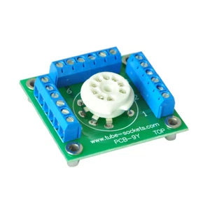 9-Pin Tube Sockets Experiment Boards for Prototyping Breadboard Test Bott Kit - Picture 1 of 3