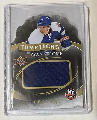 2015-16 Upper Deck Trilogy Hockey Ryan Strome Material Card 178 /250 Die Cut - Image 1 of 2