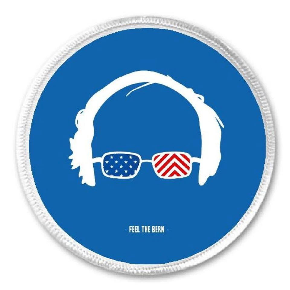 Feel The Bern - 3" Sew / Iron On Patch Bernie Sanders 2016 Democrat Liberal Gift - Image 1 of 1