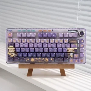 Wireless LED Backlit Mute Keyboard Support Charging 4000mAh 81 Key Caps NEW - Picture 1 of 1