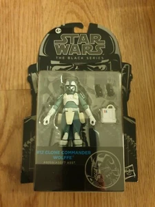 12 CLONE COMMANDER WOLFFE BLACK SERIES 3,75" AZUL  - Imagen 1 de 2