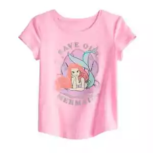 JUMPING BEANS DISNEY Save Our Mermaids T-Shirt Sz 12M Kohls New in Packaging - Picture 1 of 1