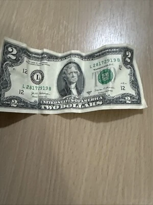 2 Dollar Bill  - Image 1 of 4