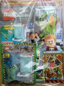 LEGO JURASSIC WORLD 2/2023 + Raptor + Incubator Limited Minifigure + CardLE15 - Zdjęcie 1 z 1