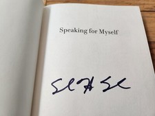 Sarah Huckabee Sanders SIGNED Speaking For Myself Trump 2020 1st Ed. HB w/GOA