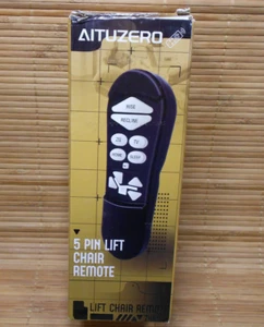 Aituzero 5 Pin Lift Chair Remote for Dual Motor Chairs, See Photos-FREE SHIPPING - Picture 1 of 9