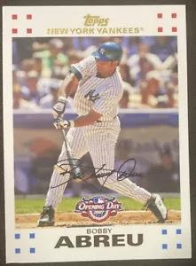 2007 Topps Opening Day Bobby Abreu - New York Yankees - VG/NM - #1 - Picture 1 of 2