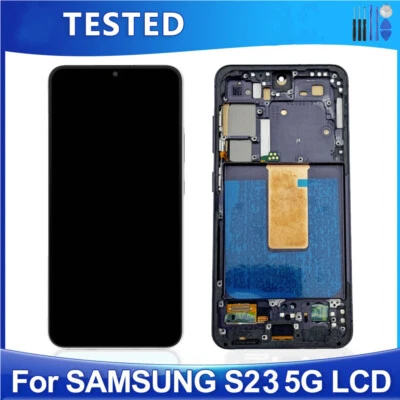 LCD For Samsung Galaxy S23 SM-S911U Display Touch Screen Digitizer Assembly - Image 1 of 4