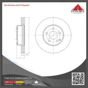 Bosch Brake Disc Rotors Front For MERCEDES-BENZ C-CLASS Sedan - CD1290 - Picture 1 of 2