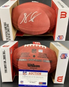Shaun Shivers Seattle Seahawks NFL Original Autographed Football w PSA COA - Picture 1 of 6