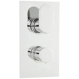 Hudson Reed Reign Concealed Shower Valve Dual Handle - Chrome - Picture 1 of 5