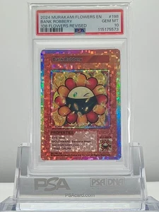 PSA 10 2024 Murakami.Flowers Bank Robbery #198 108 Flowers Revised English SR - Bild 1 von 2