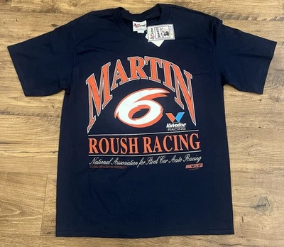 Camisa de corrida vintage Mark Martin Roush - Com etiquetas! - Imagem 1 de 4