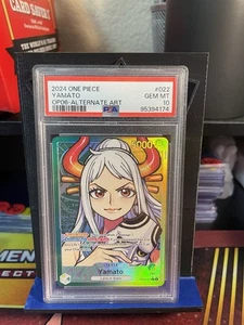 One Piece PSA 10 Yamato Alt Art Leader OP06-022 Wings of the captain English - Picture 1 of 2