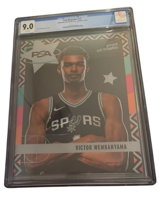PSA Magazine #22 Collectors October 2023 Victor Wembanyama NBA Cover CGC 9.0 - Image 1 of 4