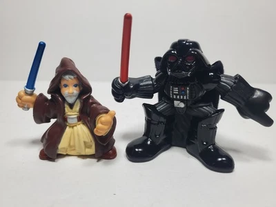 Star Wars Galactic Heroes OBI-WAN KENOBI & DARTH VADER 2004 A New Hope b13 Foto 1 de 3