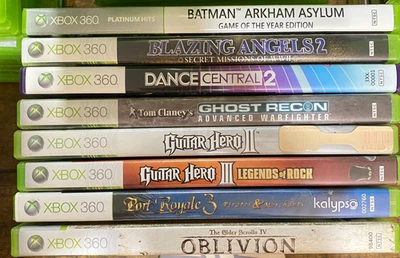 Videojuegos Xbox 360, todos clasificados "T", con manual, compra más ahorra más. CIB Foto 1 de 2