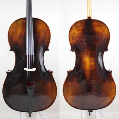 Special Offer! A Modern Stradivari 1690 Copy Cello ! Deep Mellow tone #8370 - Image 1 of 4