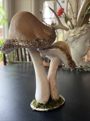 Antro Rústico Brillo Otoño Vacaciones En Cualquier Momento Decoración de Setas Boho Festival Hada Foto 1 de 4