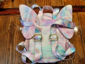 Luv Betsey By Betsey Johnson Moveable Winged Mini Backpack Pink & Blue - Picture 1 of 9