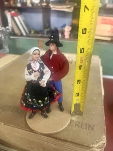 Vintage Polnische Volkspuppen Polen Handarbeit Spoldzielnia Pracy Dolls - Bild 1 von 3