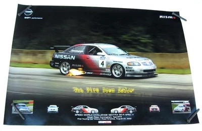 Nissan NISMO Sentra SE-R 2002-2003 ESPECIFICACIONES 2,5 L nuevo póster de carreras Team SER RTR Foto 1 de 4