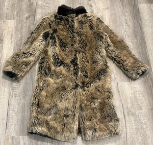 Abrigo para mujer Spirithoods de piel sintética marrón hasta la pantorrilla talla S - Imagen 1 de 6