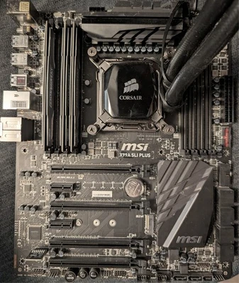 Intel Core i7-5820K 3,3 GHz seis núcleos, x99 SLI MOBO y 12 GB de RAM DDR4 más WCoolr Foto 1 de 4