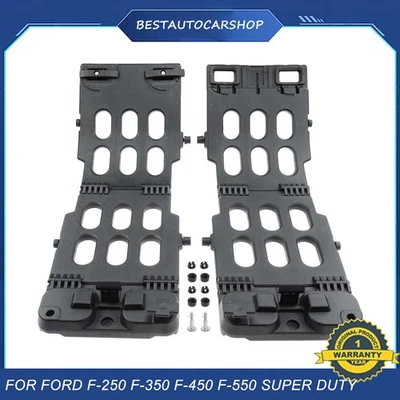 Stowable Bed Extender Kit for Ford F-250 F-350 F-450 F-550 Super Duty Black Rear Foto 1 de 4