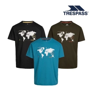 Trespass Mens Casual T-Shirt Short Sleeves and QuickDry with Graphic Ohio - Picture 1 of 5