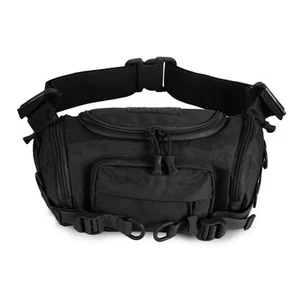 Tactical Waist Pack Men Women Crossbody Bag Belt Bag Outdoors Hiking Bag Pouch - Picture 1 of 17